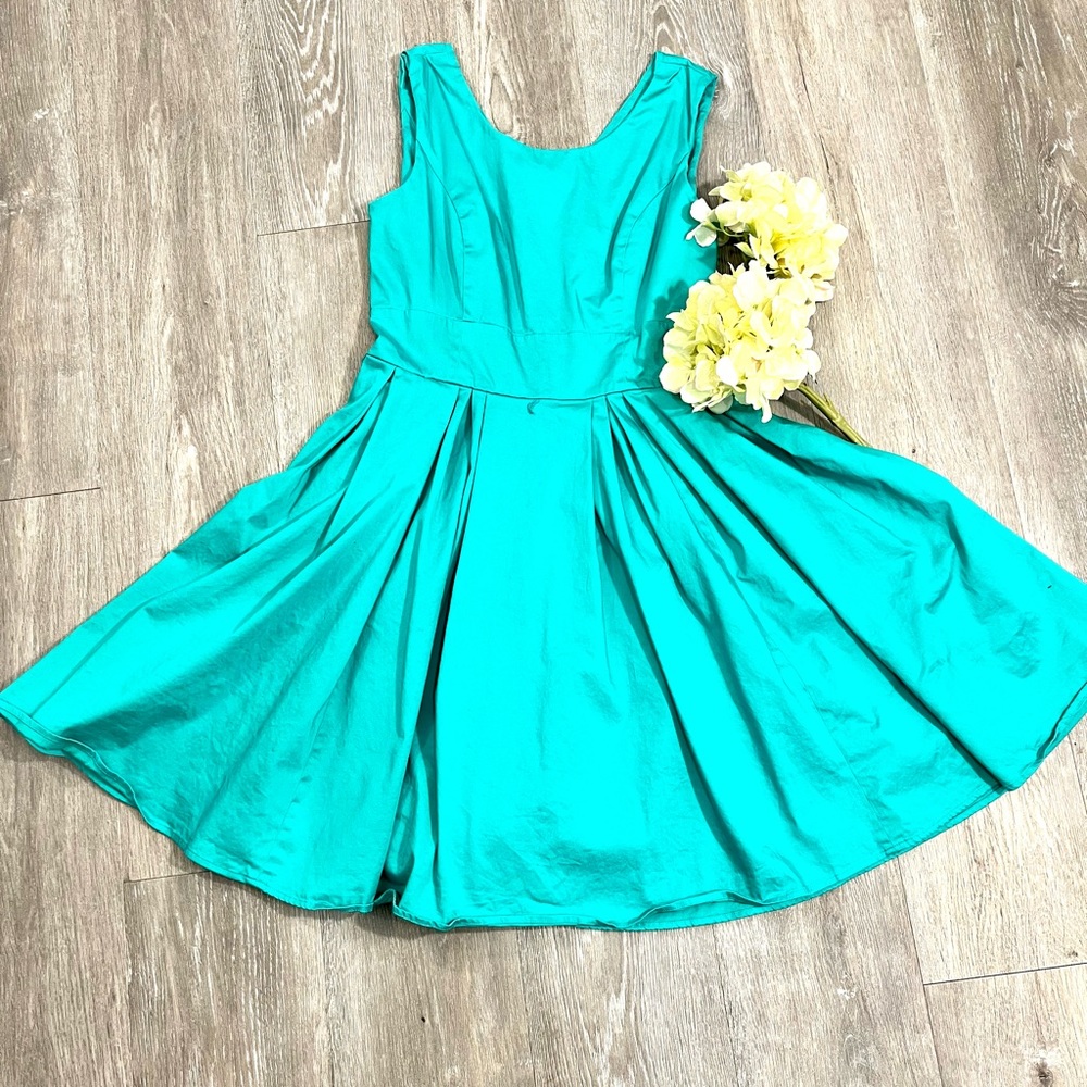 Calvin Klein Turquoise Fit & Flare Dress  10 👗👗